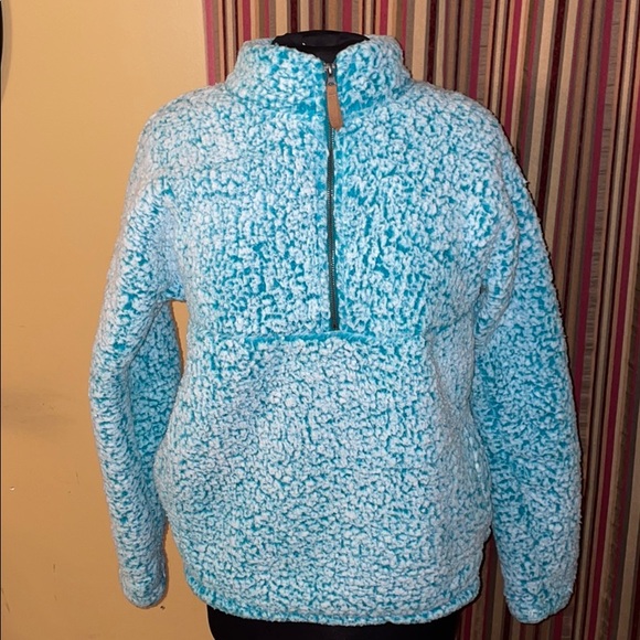 Time and Tru Sweaters - Puffy blue Sherpa